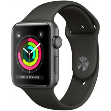 Электронные часы Apple S3 42mm Black Sport (MQL12)