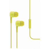 Наушники T-Tech J10 In-Ear Headphone with Microphone 3.5mm Yellow