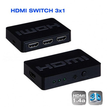 HDMI Switcher 3-in X 1-out-2