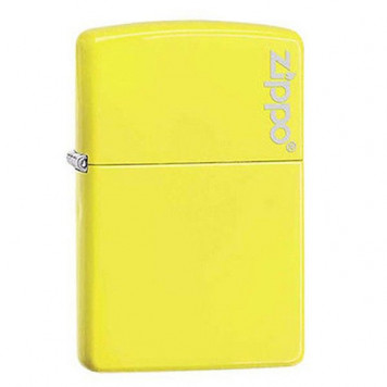 Зажигалка Zippo Neon Yellow Logo