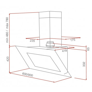 Вытяжка Teka DVT 90 HP-2