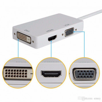 Конвертер Displayport to HDMI, DVI, VGA-3