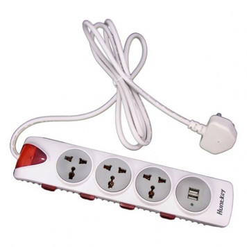 купить Сетевой фильтр HuntKey PZB404-4 Power Strip-1