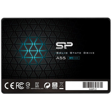 Внутренний SSD Silicon Power (Solid State Disk)2.5&quot;SATA SSD,A55,1TB,TLC,std (SP001TBSS3A55S25)	