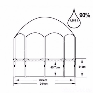 Басейн Bestway 56432 / 244 x 51 см-9