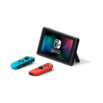 Игровая приставка Nintendo Switch - Neon Blue and Red Joy-Con V2 (Blue/Red)-2