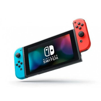 Игровая приставка Nintendo Switch - Neon Blue and Red Joy-Con V2 (Blue/Red)-3