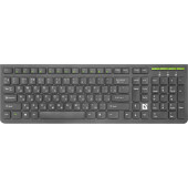 Клавиатура Defender UltraMate SM-536 Wireless keyboard, RU, multimedia, black (45536)