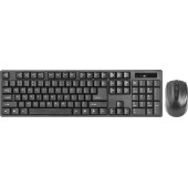 Клавиатура с мышью Defender c-915 Wireless Combo, RU, full-sized, black (45915)