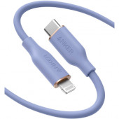 Кабель Anker PowerLine Soft USB-C to Lightning Cable 3ft, Lavender Gray (A8662HQ1)