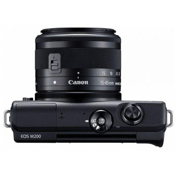 Фотоаппарат Canon EOS M200 15-45 Kit, черный-3