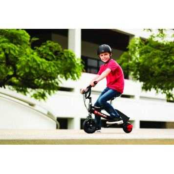 Электромотоцикл Razor Electro Mini-Bike E Punk INTL -Black-Red-1