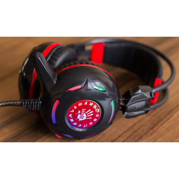 Игровые наушники A4Tech Bloody G300 (Black/Red)-3