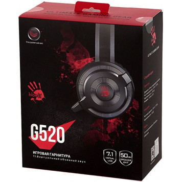 Игровые наушники A4Tech Bloody G520 (Black, Grey)-3