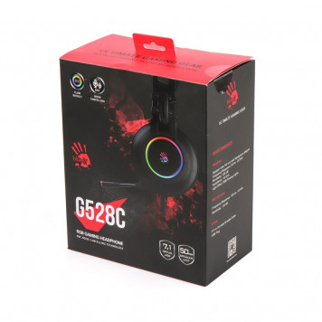 Игровые RGB наушники A4Tech Bloody G528C 7.1 (Black)-4