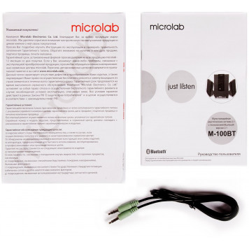 Акустическая система 2.1 Microlab M-100ВT Bluetooth Black (10 Вт)-7