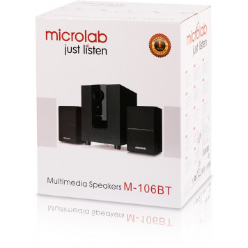 Акустическая система 2.1 Bluetooth Microlab M-106BT (Black)-8