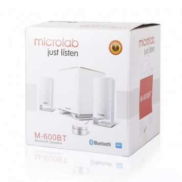 Акустическая система 2.1 Microlab M-600BT Bluetooth White (40 Вт)-6