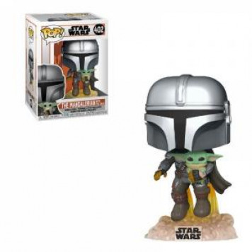 фигурка Funko Star Wars Mandalorian Flying with The Child 50959-1