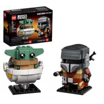 конструктор LEGO BrickHeadz Star Wars The Mandalorian & The Child 75317