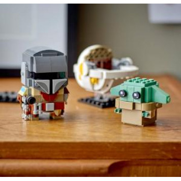 конструктор LEGO BrickHeadz Star Wars The Mandalorian & The Child 75317-1