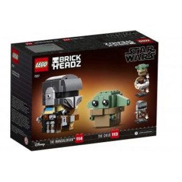 конструктор LEGO BrickHeadz Star Wars The Mandalorian & The Child 75317-2