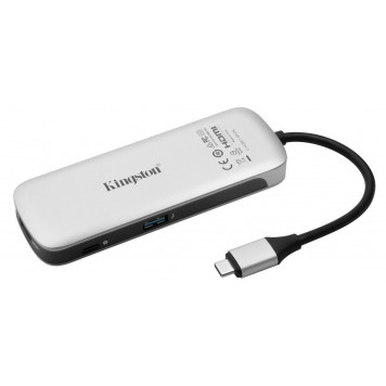 USB-хаб Kingston Nucleum, Type C Hub Silver (C-HUBC1-SR-EN)-9
