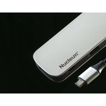 USB-хаб Kingston Nucleum, Type C Hub Silver (C-HUBC1-SR-EN)-11