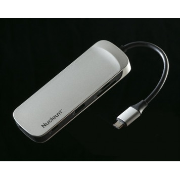 USB-хаб Kingston Nucleum, Type C Hub Silver (C-HUBC1-SR-EN)-14