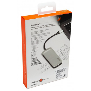 USB-хаб Kingston Nucleum, Type C Hub Silver (C-HUBC1-SR-EN)-8