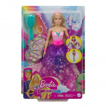 Кукла Barbie Dreamtopia 2-In-1 Princess GTF92-1