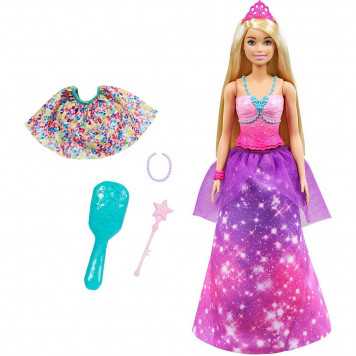 Кукла Barbie Dreamtopia 2-In-1 Princess GTF92-2