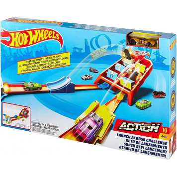 Трек Mattel Hot Wheels Launch Аcross Сhallenge (GBF89)-1