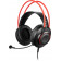 Наушники A4Tech G200 BLOODY NEON STEREO HEADPHONE 3.5mm & USB (black/red)