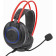 Наушники A4Tech G200 BLOODY NEON STEREO HEADPHONE 3.5mm & USB (black/red)