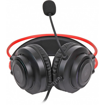 Наушники A4Tech G200 BLOODY NEON STEREO HEADPHONE 3.5mm & USB (black/red)-4