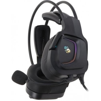 Наушники A4TECH G575 BLOODY RGB GAMING HEADPHONE WITH 7.1VIRTUAL SURROUND SOUND USB (black)-3