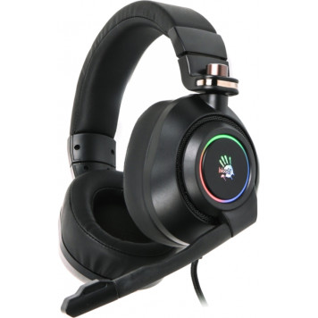 Наушники A4TECH G580 BLOODY RGB GAMING HEADPHONE WITH 7.1V IRTUAL SURROUND SOUND USB (black)