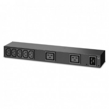 БРП АРС Rack PDU, Basic, 0U/1U, 100-240V/20A, 220-240V/16A, (7) C13, (2) C19 (AP6120A)