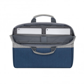 Cумка для ноутбука Rivacase 15.6" Grey/Dark Blue (7532)-10