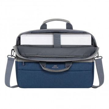 Cумка для ноутбука Rivacase 15.6" Grey/Dark Blue (7532)-8