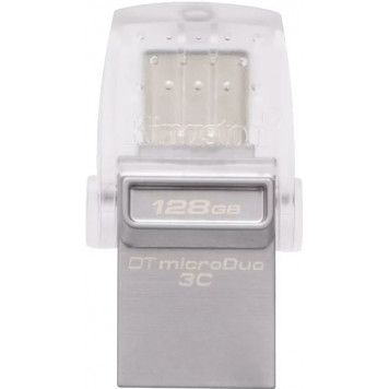 USB накопитель128GB DataTraveler microDuo 3C 200MB/s (DTDUO3CG3/128GB-N)