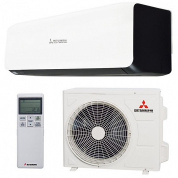 Кондиционер Mitsubishi Heavy SRK25ZS-WB / SRC25ZS-WA invertor R32 (30kv) чёрно-белый