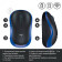 LOGITECH Wireless Mouse M185- BLUE (910-002239-N)