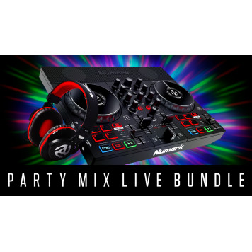 DJ CONTROLLER WITH PARTY LIGHTS (PARTYMIXLIVE-N)-2