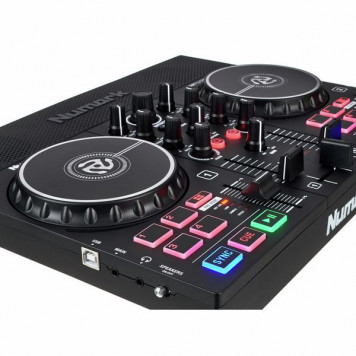 DJ CONTROLLER WITH PARTY LIGHTS (PARTYMIXLIVE-N)-3