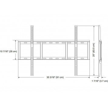 SMART Wall Mount for MX, (WM-SBID-200-N)-1