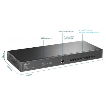 JetStream 8-Port 10GE SFP+ L2+ (1733502040-N)-1