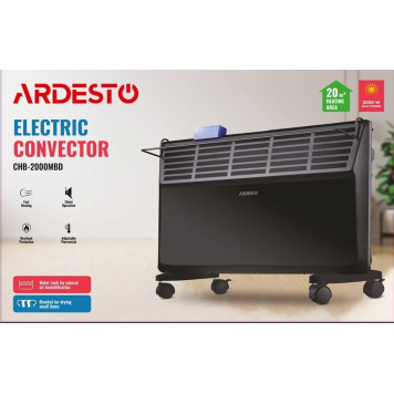 Конвектор Ardesto CHB-2000MBD / 20 м² (Black)-1