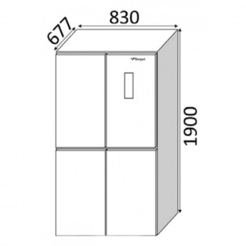 Холодильник Bompani EKO-RF518-2